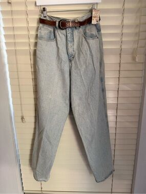 Vintage 90s Vieni Essentials Sport Mom Jeans Size 10 NWT High Waist Belted